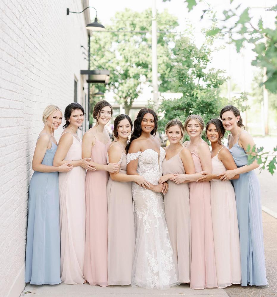 #flashbackfriday to the most perfect day with these perfect ladies ✨
| 08.21.2021 |
thank you each for:
- loving on me and supporting me unconditionally throughout my entire wedding process! you all made it so easy for me and we all got along so well that everything fell naturally into place.
- planning the absolute BEST bridal shower & bachelorette i could’ve ever imagined having! (i’m still re-living that boat day in my head because i had SO much fun that day!!!)
- dancing the night away with me and all my other close friends and family! And to the girls who tied their dresses in a knot—i loved seeing that style hack😜)
- being there. you all showed up, stood by my side, and represented me better than i could’ve ever imagined. best brides babes EVER!
i truly love you each so much and i hope my wedding journey was just as fun for you as it was for me— because I truly had the BEST time from start to finish!!
you each hold a special place in my heart and i can’t wait for all of us to get together again in the future for a bridal party reunion/girls trip 🤍 xoxo, Mrs. Brandt
