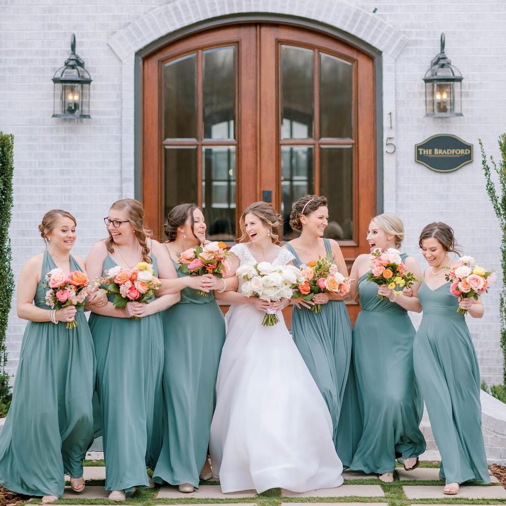 Elsye Bridesmaid Dress in Sea Glass | Birdy Grey