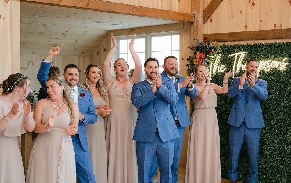 Choosing songs for your wedding party to walk into is always a time consuming part of planning the *final details* of your wedding day.
Give some of our future bride and grooms inspiration! What are some of your favorite songs you've seen used at weddings? 🎶
Photography | constance_schiano
Florist | bantamblooms
Catering | emilyscateringgroupct
Wedding Coordinator | eyevents143
Hair & Makeup | beautylounge733
Bridesmaid Dresses | birdygrey
Suits | theblacktux