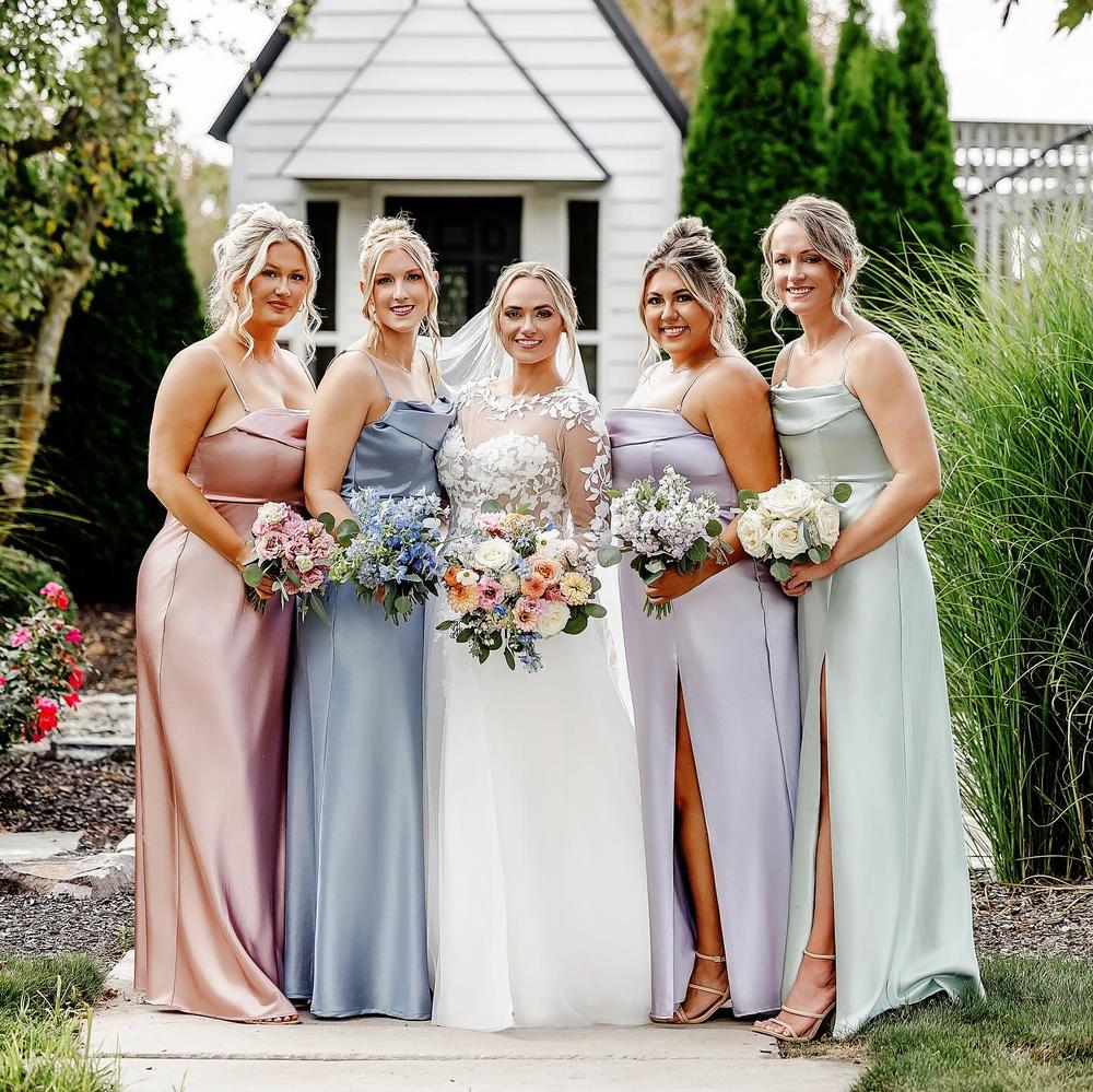 Gray dresses for weddings best sale