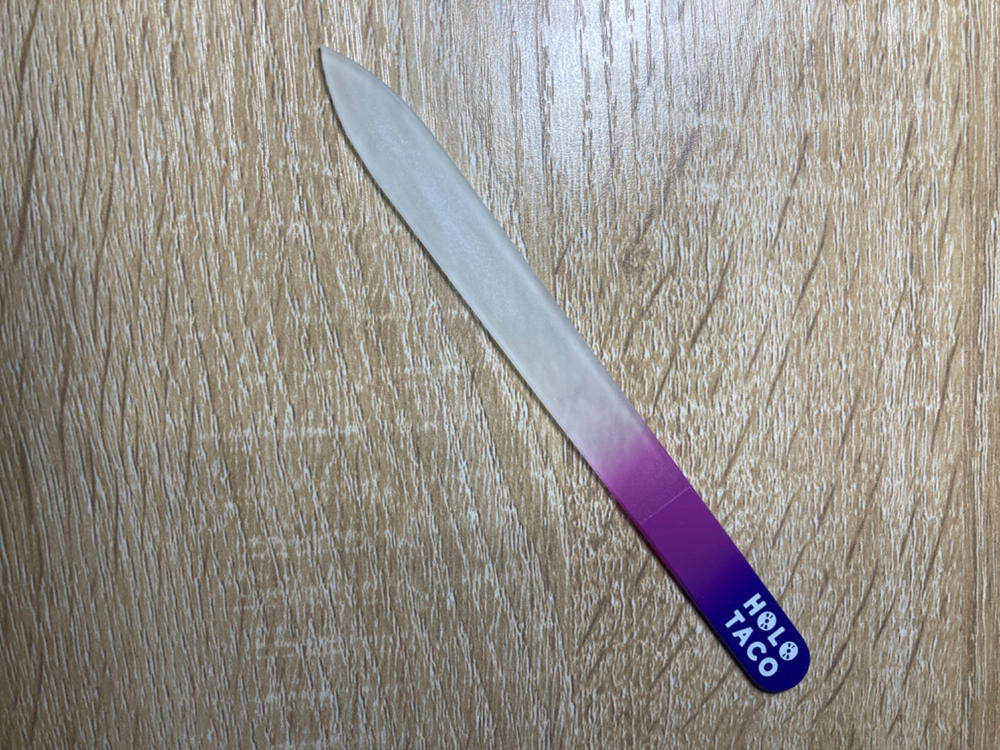 Glass Nail File - Purple/Pink - Customer Photo From Abigail Z.