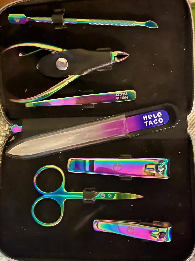 Rainbow Chrome Nail Tool Kit - Customer Photo From bob