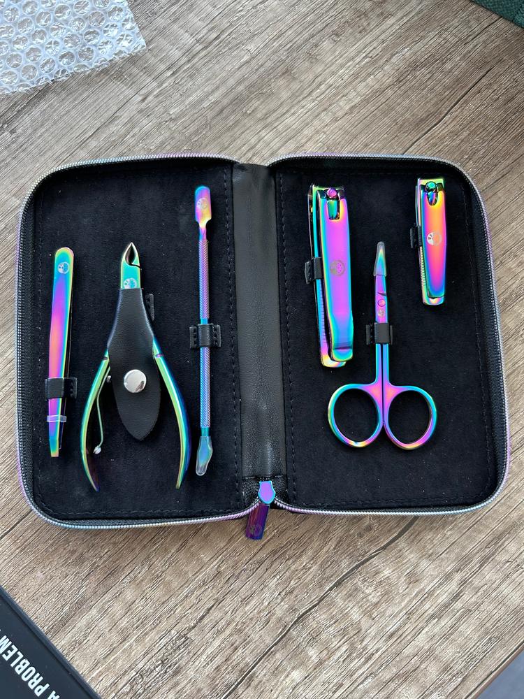 Rainbow Chrome Nail Tool Kit - Customer Photo From Evi