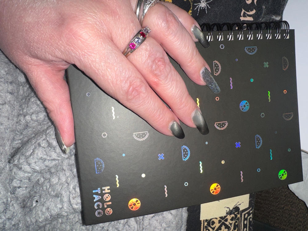 Holo Taco Notebook - Customer Photo From Julie J.