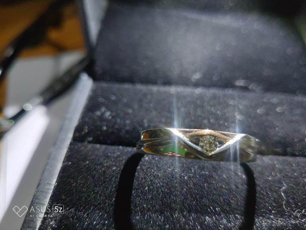 Platinum Couple Rings with Rose Gold Diamonds JL PT 936