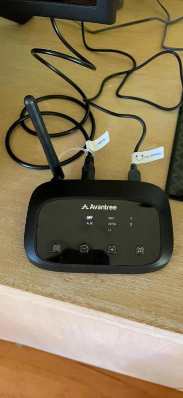 Avantree HT5009 40Hrs Wireless Bluetooth Headphones for TV Watching  Transmitter 6945624902665