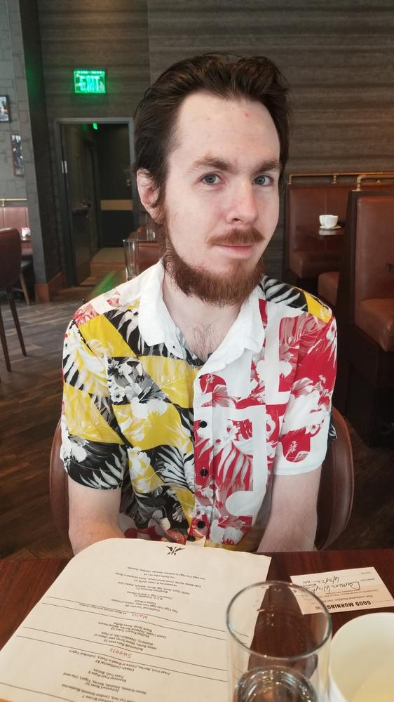Maryland Flag Floral / Hawaiian Shirt - Customer Photo From Damon Wright
