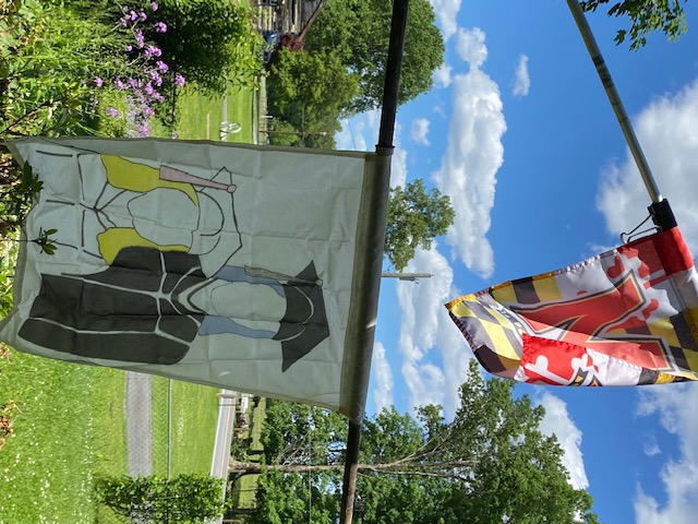Maryland Flag with UMD "M" Logo / Garden Flag - Customer Photo From Deborah Shores