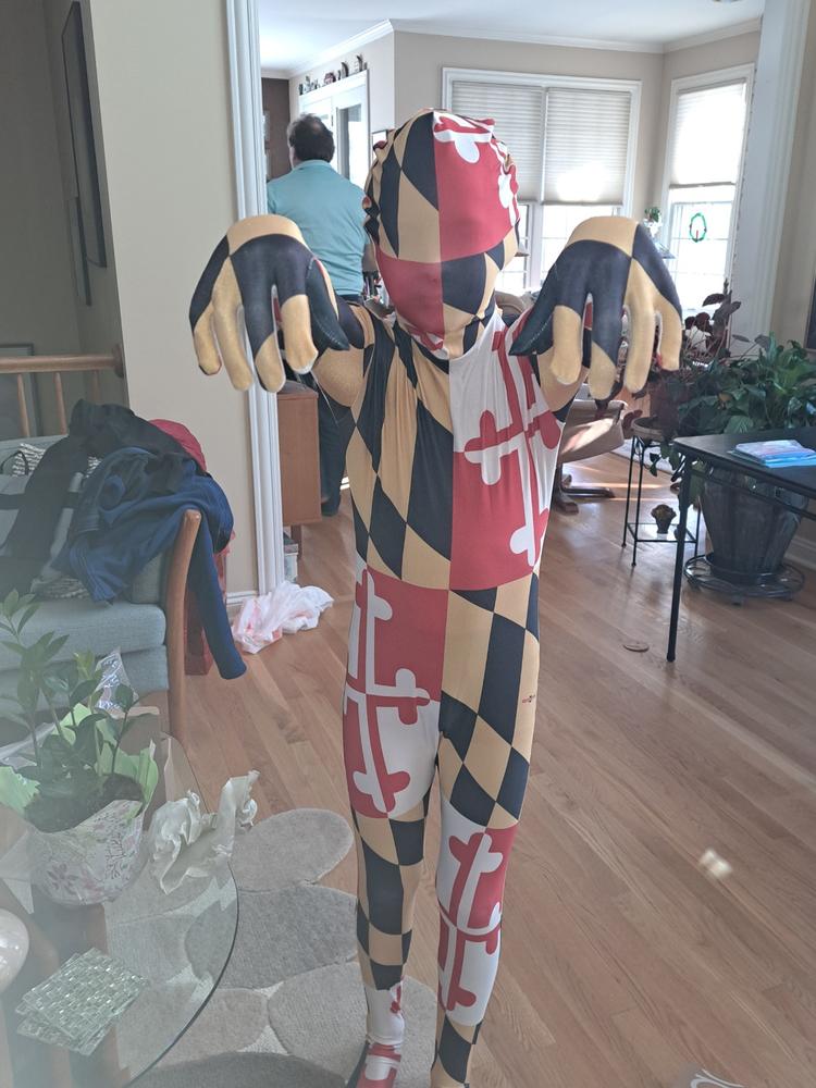 Route One Apparel - Ripped Up Maryland Flag / Body Suit