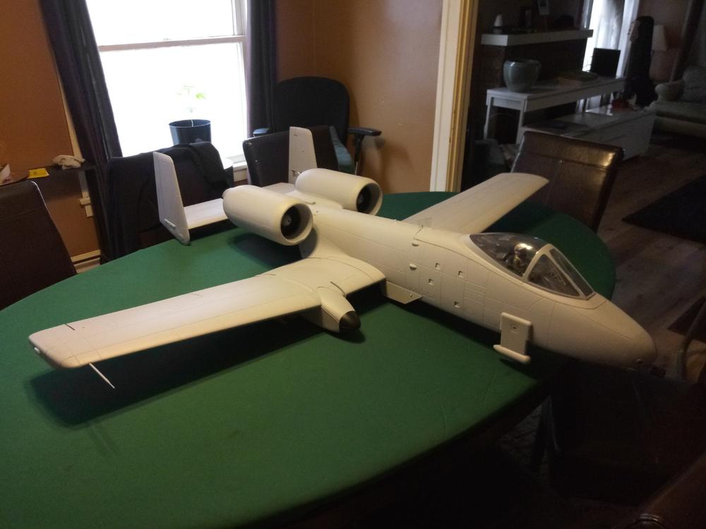 Freewing A-10 Thunderbolt II Super Scale Twin 80mm EDF Jet - ARF PLUS - Customer Photo From Drake D.