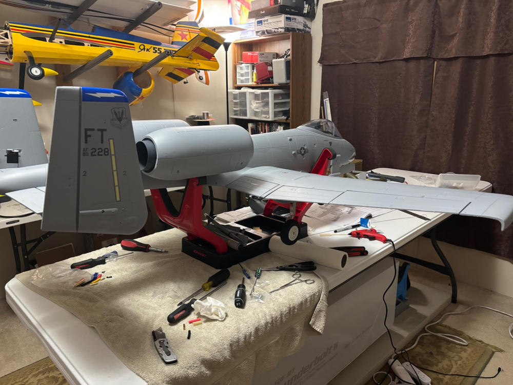 Freewing A-10 Thunderbolt II Super Scale Twin 80mm EDF Jet - ARF PLUS - Customer Photo From douglas evans