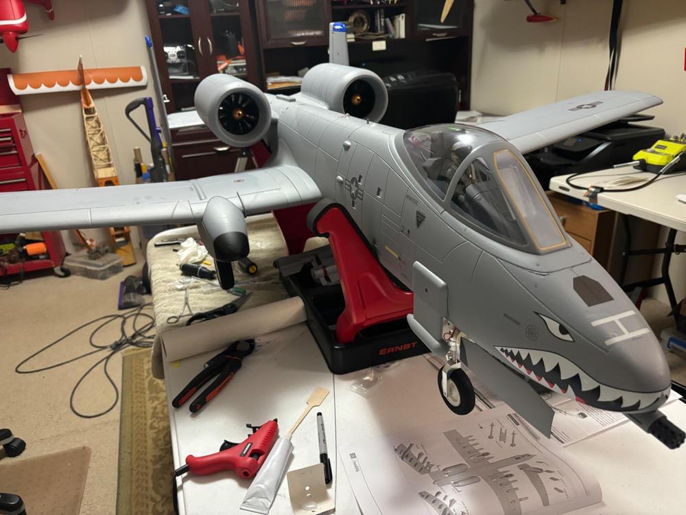 Freewing A-10 Thunderbolt II Super Scale Twin 80mm EDF Jet - ARF PLUS - Customer Photo From douglas evans