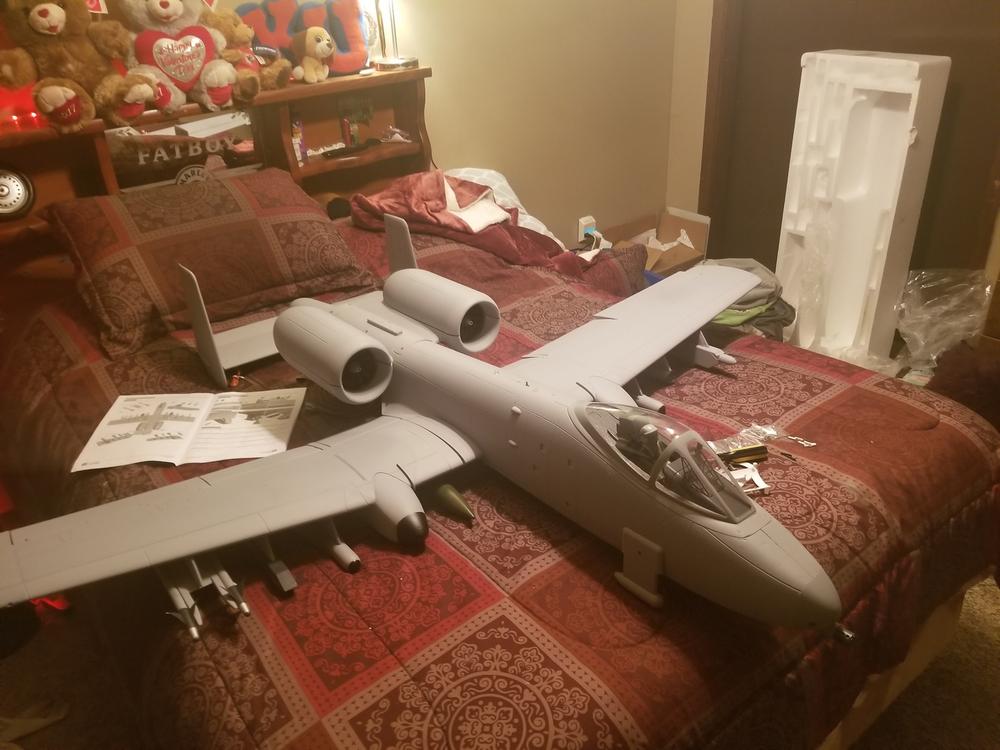 Freewing A-10 Thunderbolt II Super Scale Twin 80mm EDF Jet - ARF PLUS - Customer Photo From James B.