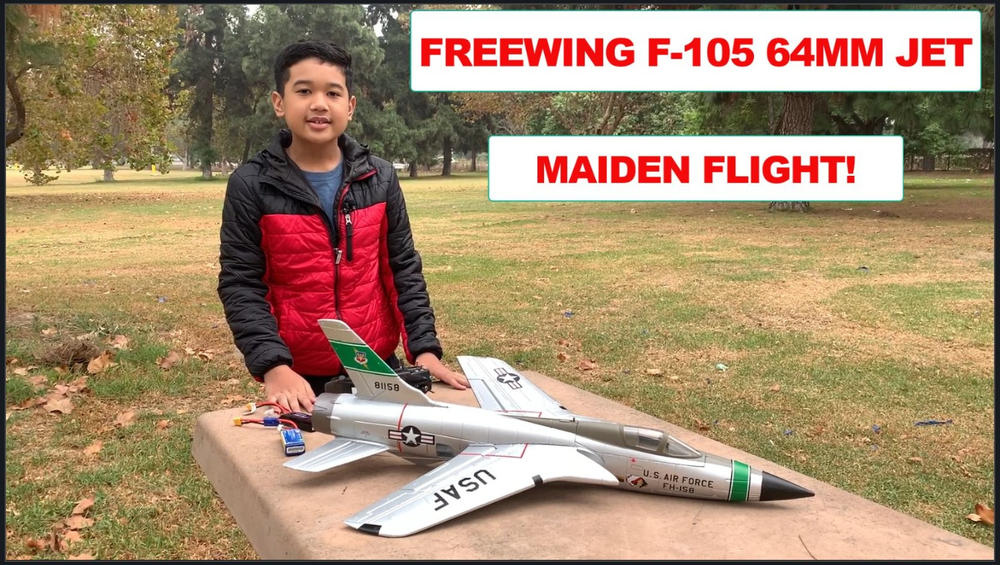 Freewing F-105 Thunderchief 64mm EDF Jet - PNP - Customer Photo From Jons RC