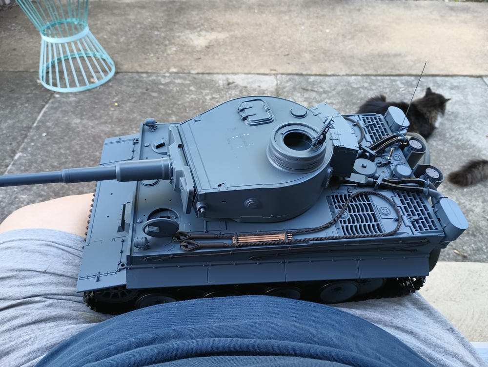 Heng Long German Tiger 1 Upgrade Edition 1/16 Scale Heavy Tank - RTR - Customer Photo From Rich Vanbreemen