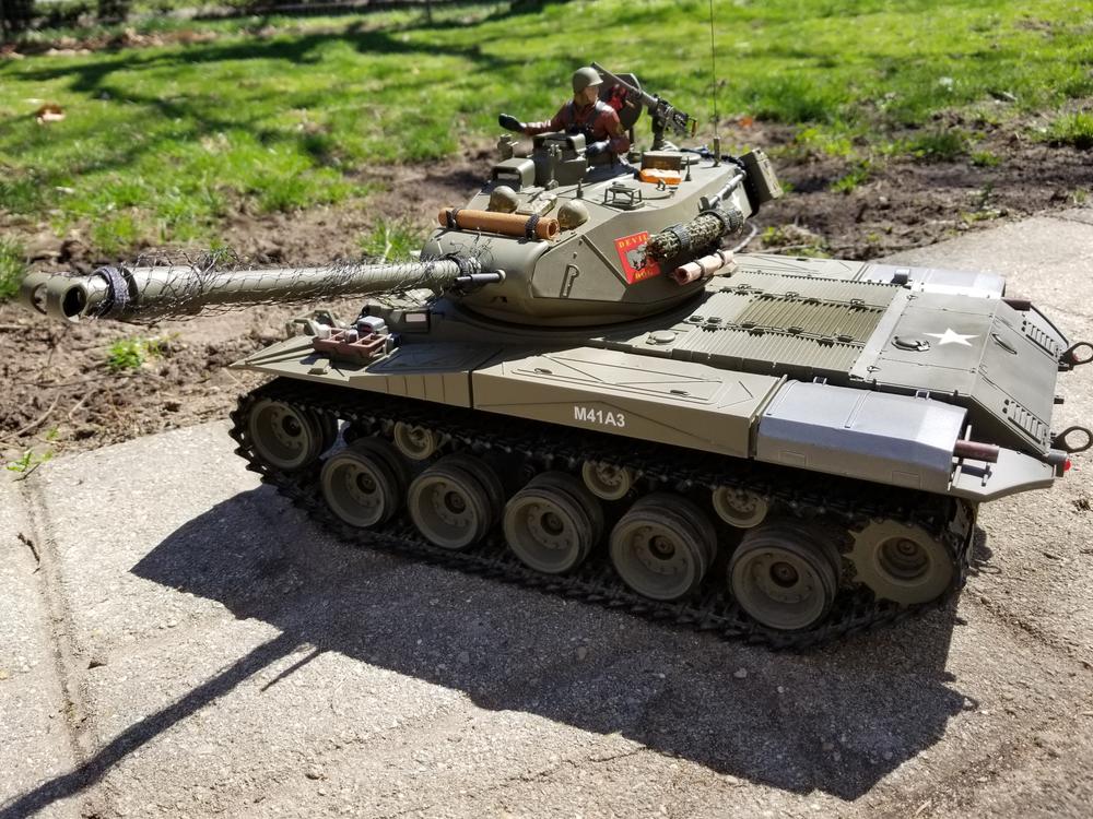 Heng Long USA M41 Walker Bulldog Upgrade Edition 1/16 Scale Light Tank - RTR - Customer Photo From Dean K