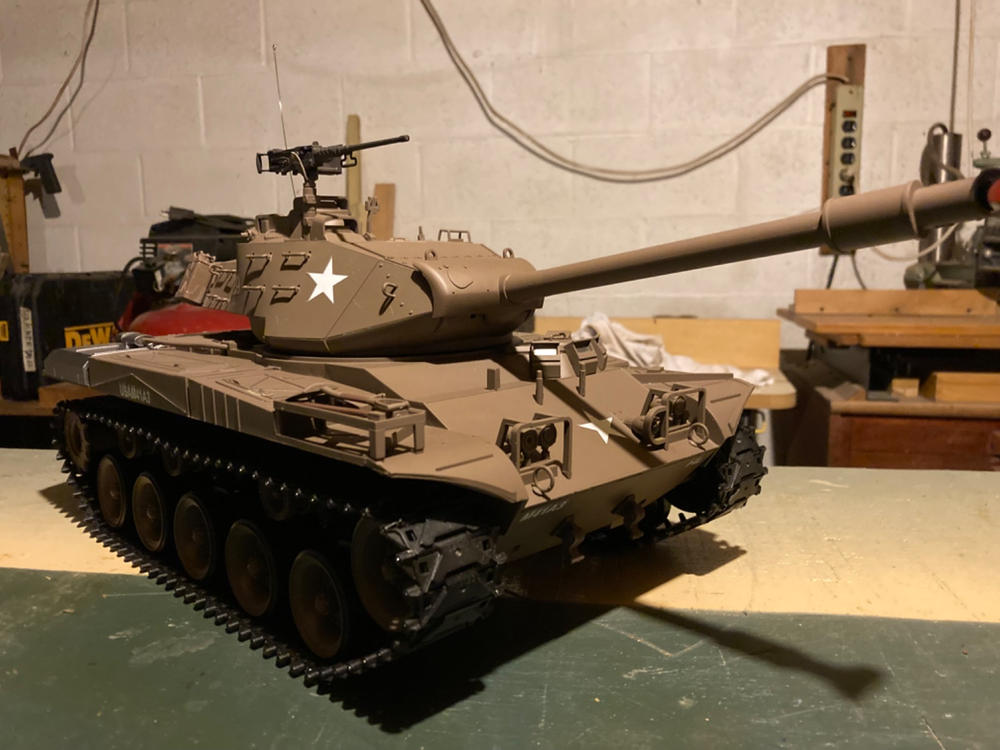 Heng Long USA M41 Walker Bulldog Upgrade Edition 1/16 Scale Light Tank - RTR - Customer Photo From Mitchell Plott