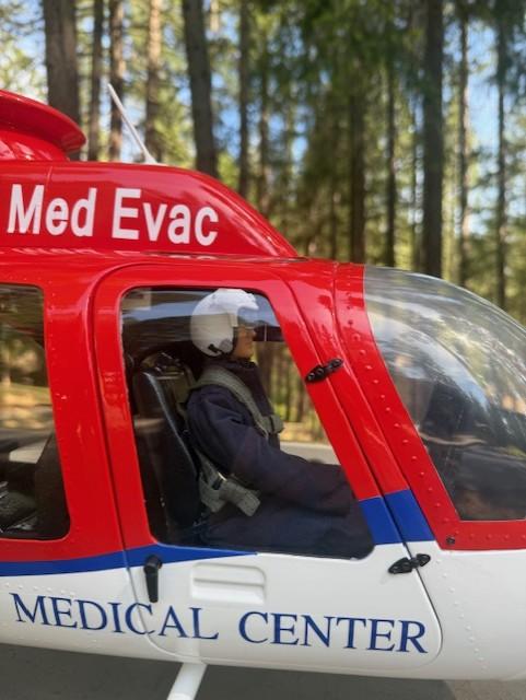 Roban B407 Red/White/Blue 700 Size Scale Helicopter - ARF - Customer Photo From Gordon