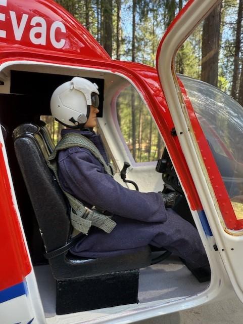 Roban B407 Red/White/Blue 700 Size Scale Helicopter - ARF - Customer Photo From Gordon