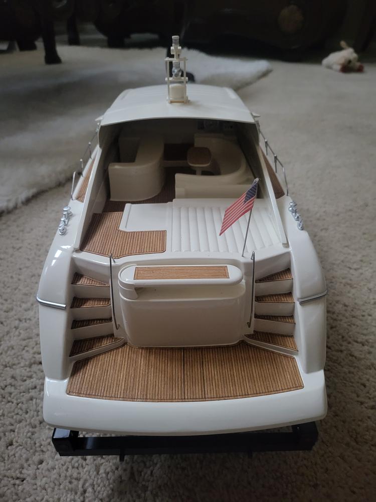 Bancroft D558 St. Tropez 1/20 Scale 840mm (33") Yacht - RTR - Customer Photo From George McCrea
