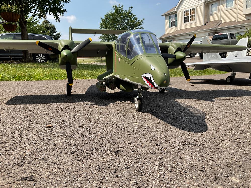 FlightLine OV-10 Bronco 1400mm (55") Wingspan - PNP - Customer Photo From George