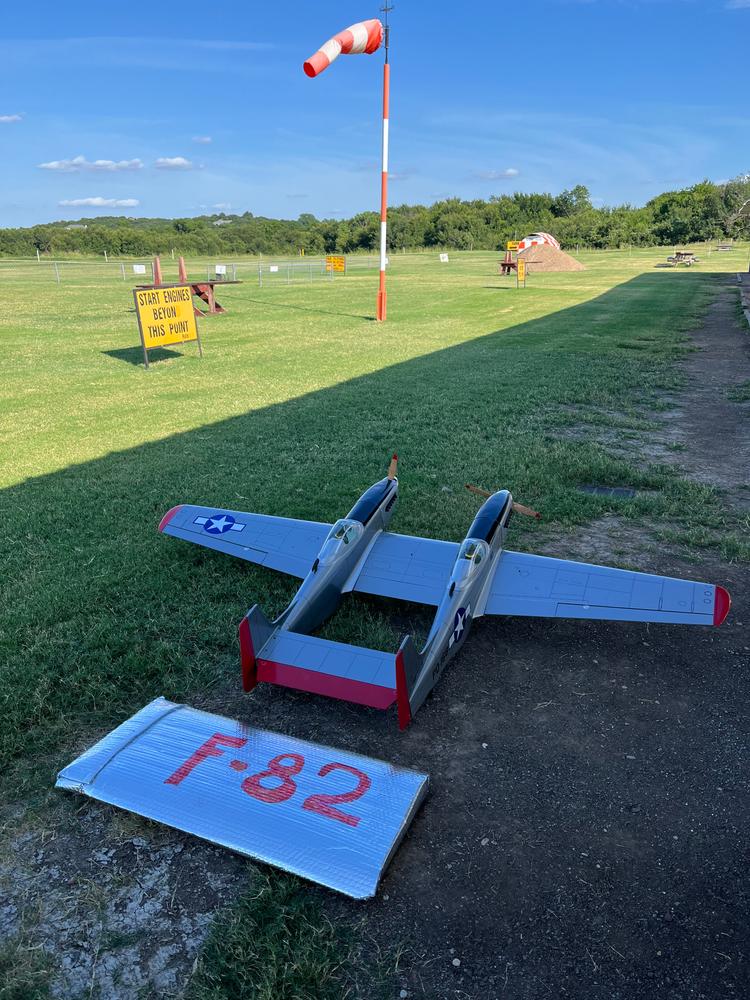 Nexa F-82 Twin Mustang 2100mm (82.6") Wingspan - ARF - Customer Photo From Paul H Lange
