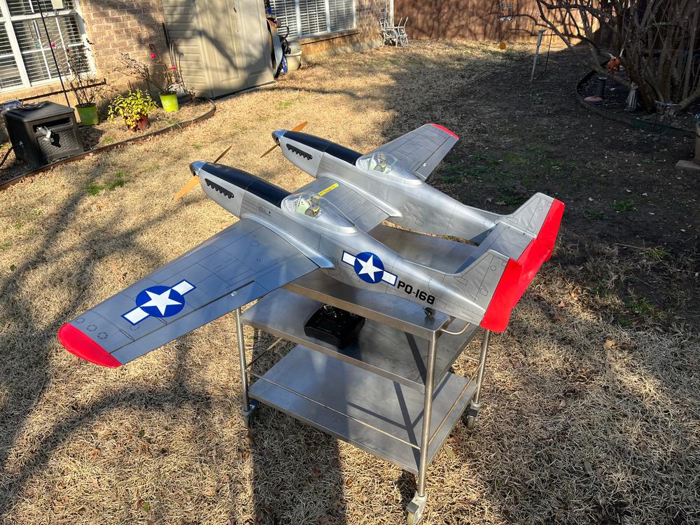 Nexa F-82 Twin Mustang 2100mm (82.6") Wingspan - ARF - Customer Photo From Paul H Lange