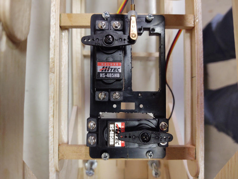 Hitec HS-485HB Deluxe Ball Bearing Karbonite Gear Standard Servo Airplane Multi-Pack (2 Servos) - Customer Photo From Jim Hobelsberger
