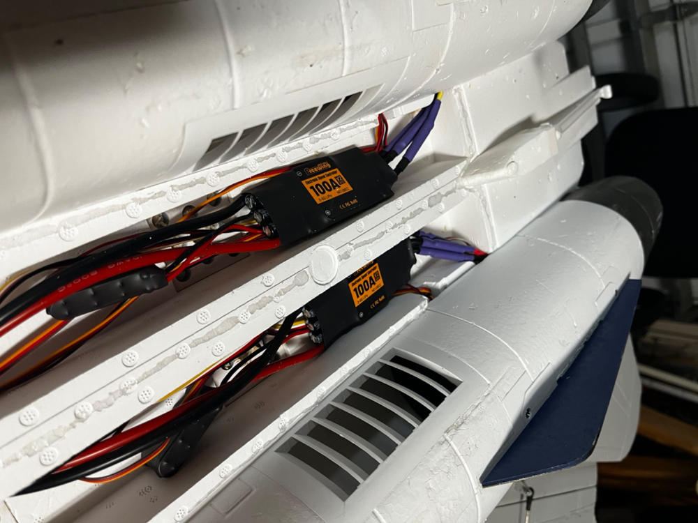 Freewing 80mm EDF MiG-29 100A ESCs with 8A UBEC (Set) - Customer Photo From Michael Rapuano