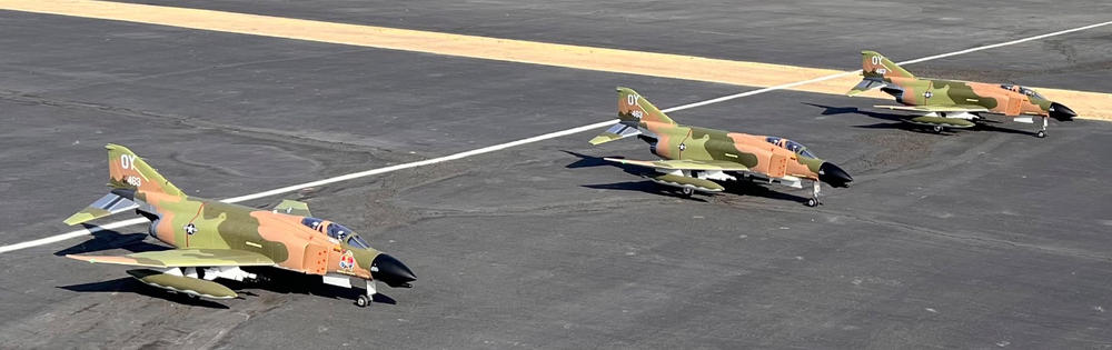 Freewing F-4D Phantom II High Performance 90mm EDF Jet - PNP - Customer Photo From William Chau