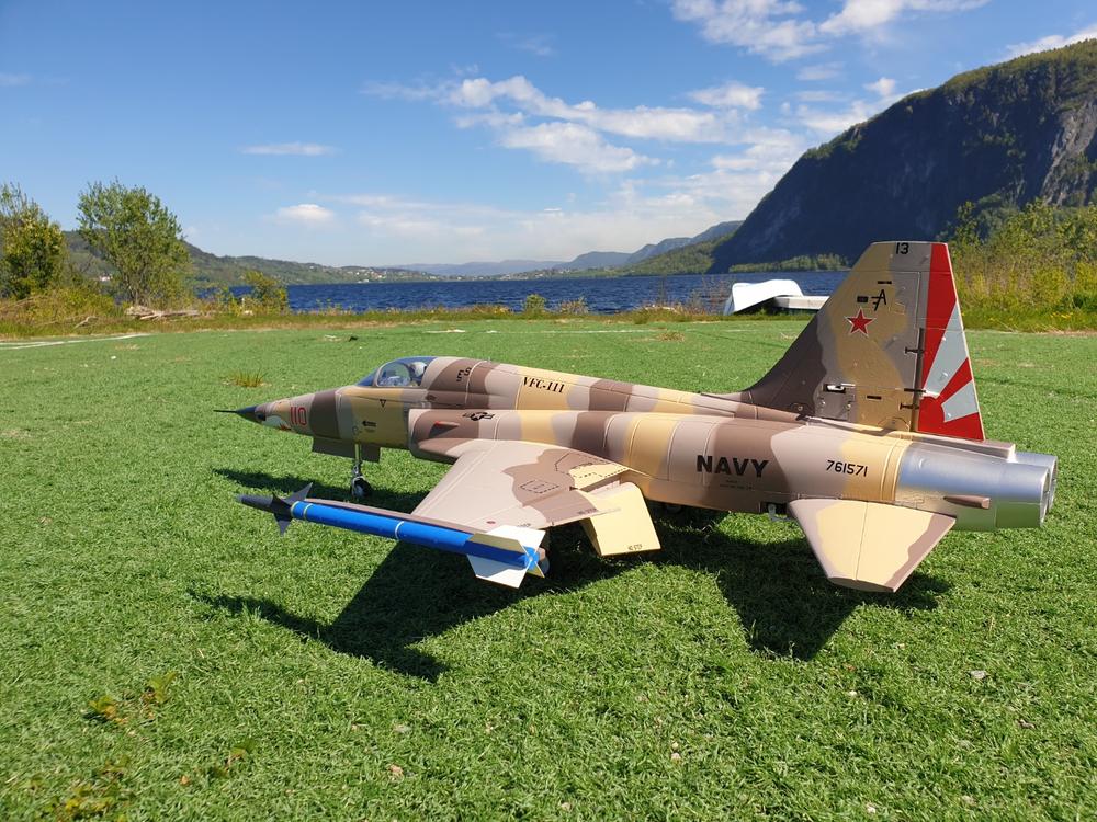 Freewing F-5 Tiger II Camo High Performance 80mm EDF Jet - PNP - Customer Photo From Oddbj�rn grimsmo