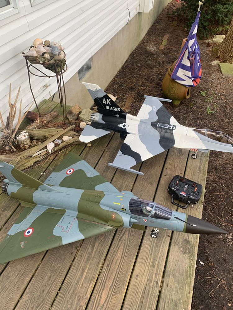 Freewing 80mm EDF Mirage 2000 Nose Landing Gear Door Set - Customer Photo From Bill Waggoner