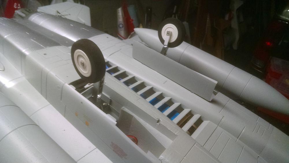 Freewing 90mm F15C Main Gear Doors FJ30911098 Motion RC