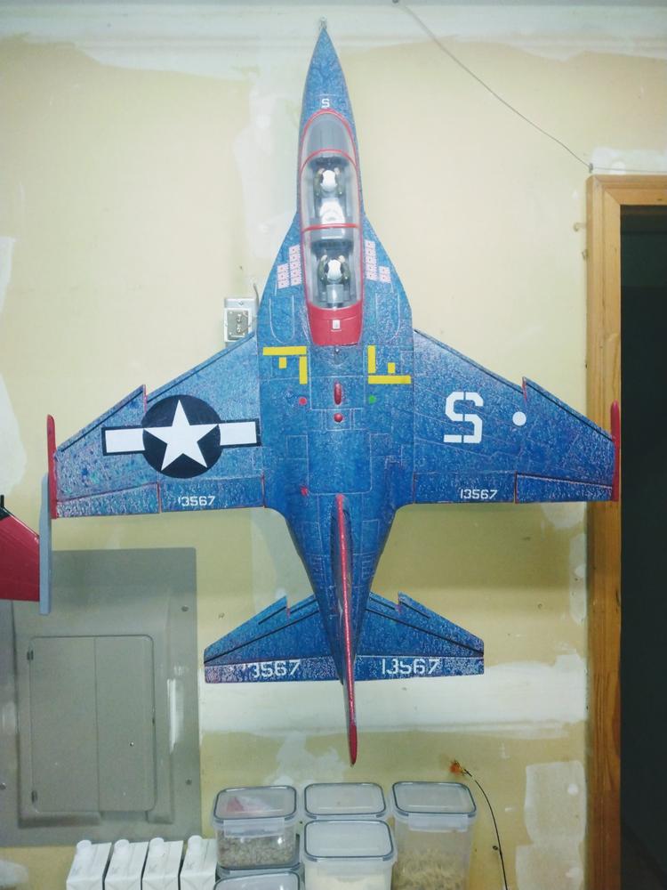 Freewing Yak-130 Red 70mm EDF Jet - ARF PLUS - Customer Photo From timothy beach