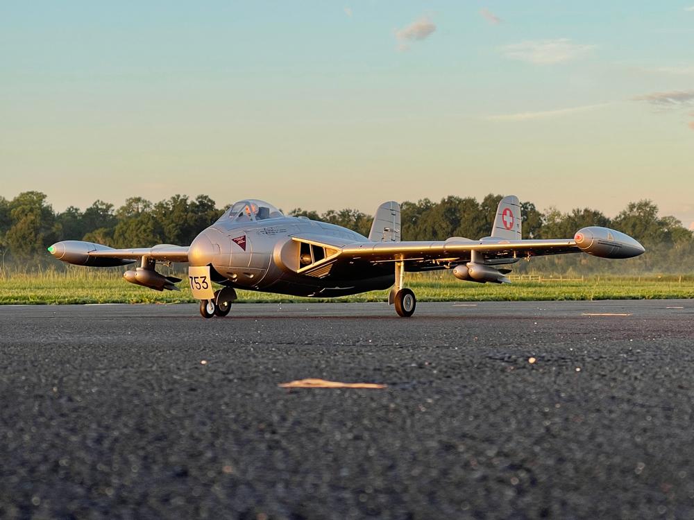 Freewing de Havilland DH-112 Venom V3 Swiss Silver High Performance 90mm EDF Jet - PNP - Customer Photo From Harley