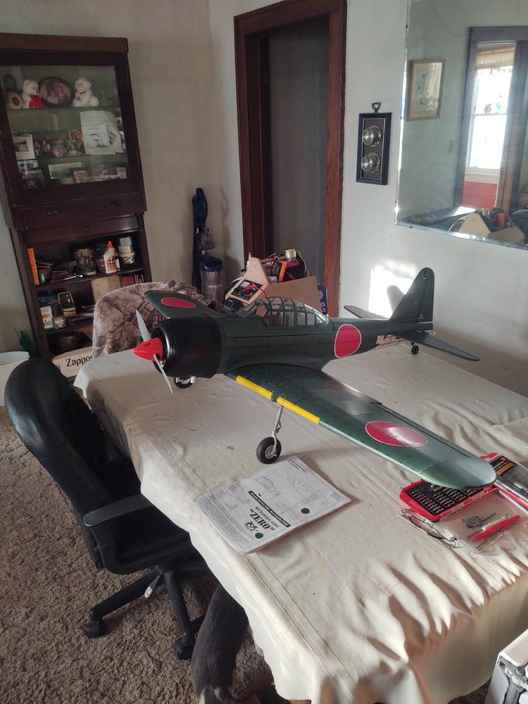 Nexa A6M5 Zero Green 1580mm (62") Wingspan - ARF - Customer Photo From Robby Stout