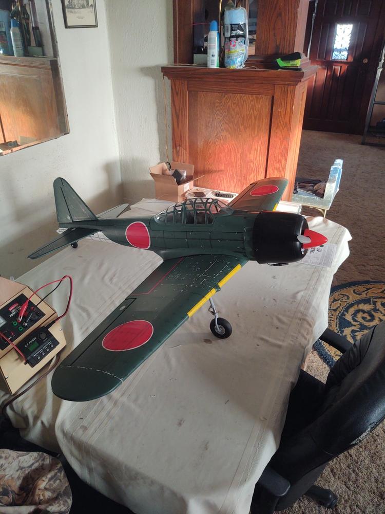 Nexa A6M5 Zero Green 1580mm (62") Wingspan - ARF - Customer Photo From Robby Stout