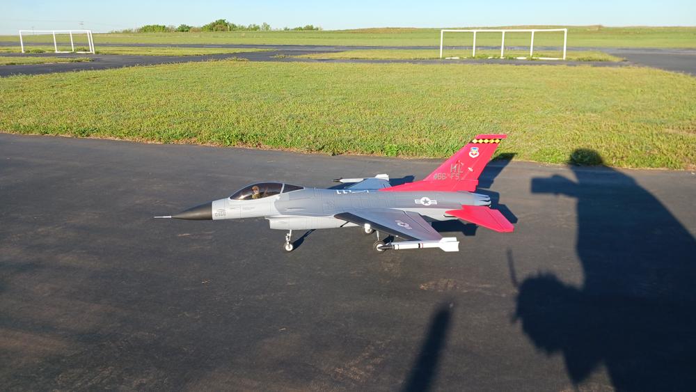 Freewing F-16 Falcon V3 70mm EDF Jet - ARF PLUS - Customer Photo From John