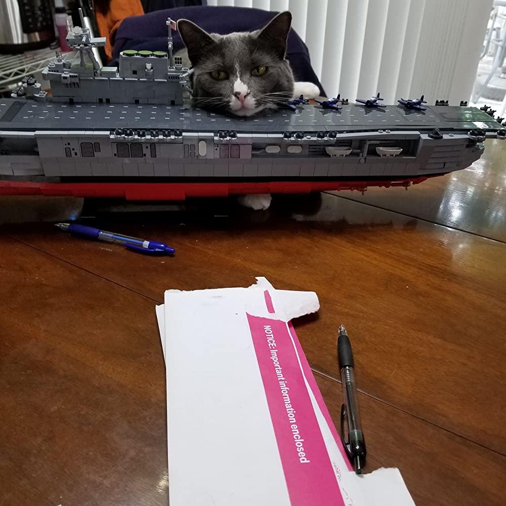COBI USS Enterprise Aircraft Carrier 1:300 Scale Building Block Set - Customer Photo From Martin Jackson