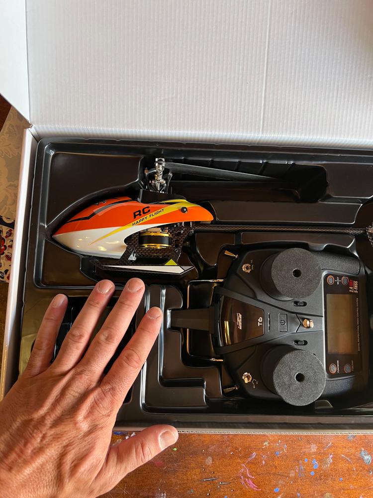 RotorScale F180 200 Size Gyro Stabilized Helicopter - RTF - Customer Photo From Sam