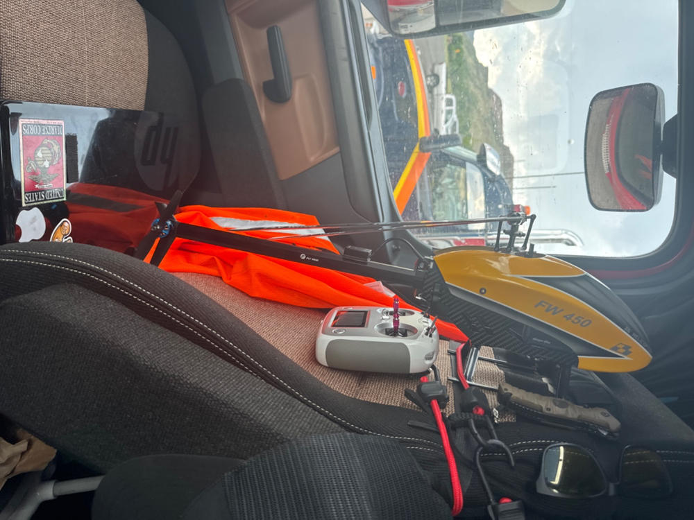 Fly Wing 450L V2.5 450 Size GPS Stabilized Helicopter - RTF - Customer Photo From Christopher Woods