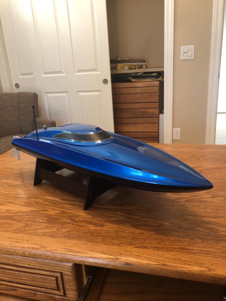 Bancroft Swordfish Deep V Blue 675mm (26.5") Racing Boat – RTR - Customer Photo From Ray Landry