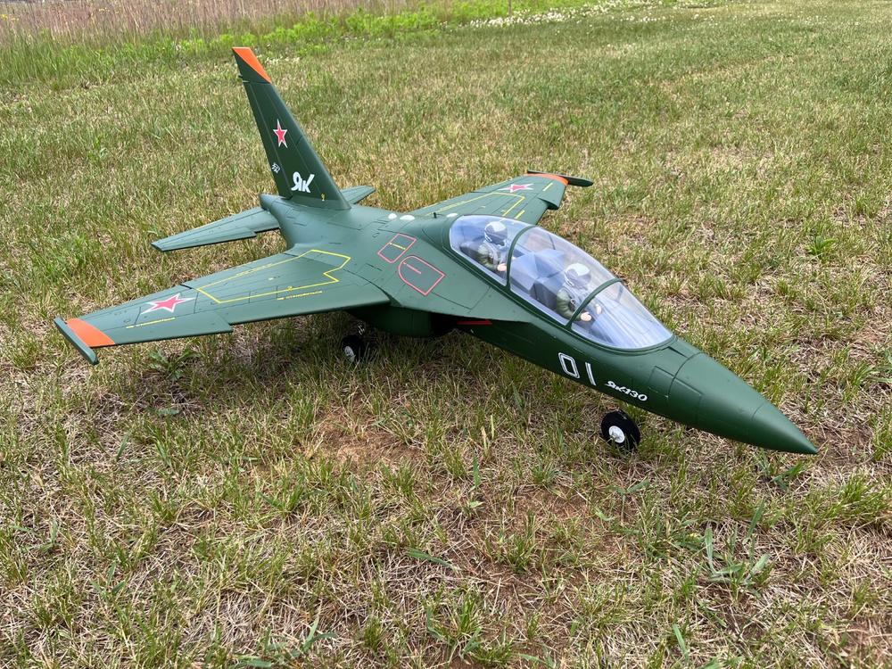 Freewing Yak-130 Green 70mm EDF Jet - ARF PLUS [FJ20921AP] Motion RC