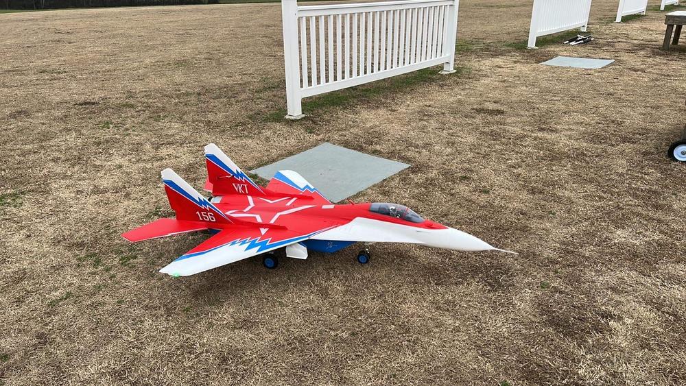 Freewing MiG-29 Fulcrum Red Star Twin 80mm EDF Jet with Thrust Vectoring - PNP - Customer Photo From Tim Goelzer