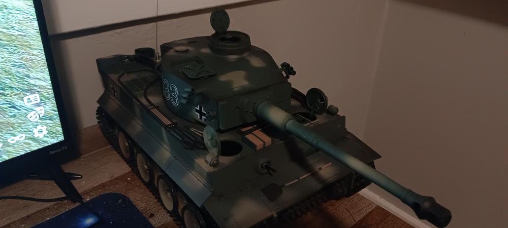 Heng Long German Tiger 1 S33 Upgrade Edition 1/16 Scale Heavy Tank - RTR - Customer Photo From Austin