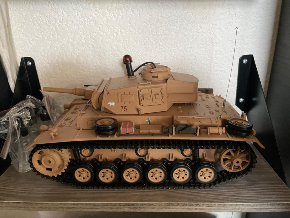 Heng Long German Panzer III (H Type) Upgrade Edition 1/16 Scale Medium Tank – RTR - Customer Photo From Cuauhtemoc Resendiz Fernandez