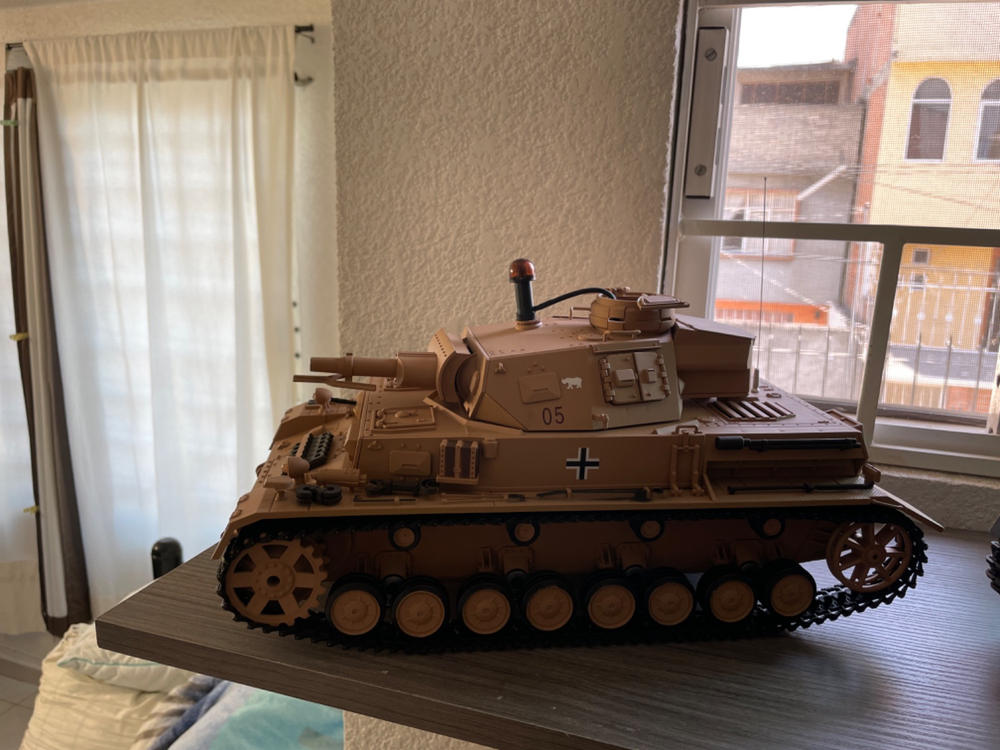 Heng Long German Panzer IV (F Type) Upgrade Edition 1/16 Scale Medium Tank – RTR - Customer Photo From Cuauhtemoc Resendiz Fernandez