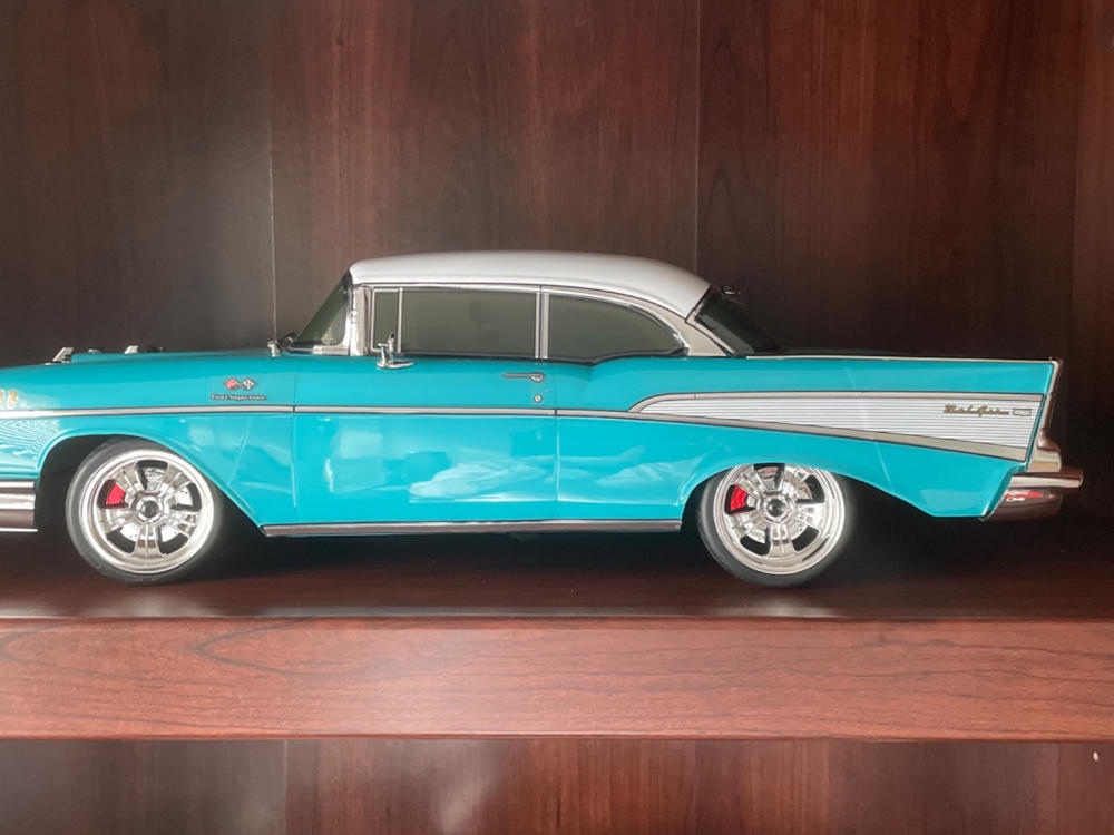 Kyosho Fazer Mk2 FZ02L 1957 Chevy Bel Air Coupe Tropical Turquoise 1/10 Scale 4WD Car - RTR - Customer Photo From Michael Levels