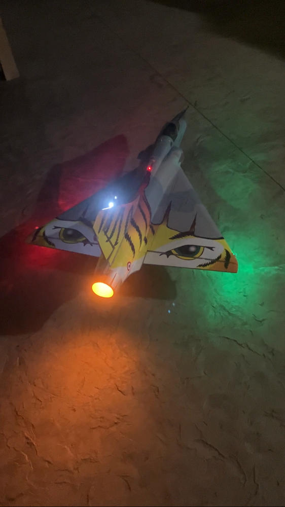 Freewing Tail Flame Afterburner LED Lights for Select 80/90mm Freewing EDF Jets - Customer Photo From Joshua billiter