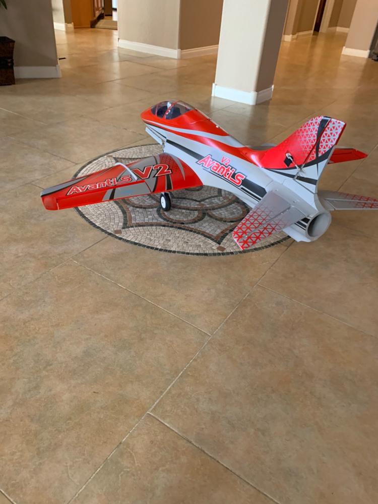 Freewing Avanti S V2 80mm EDF Sport Jet - ARF PLUS - Customer Photo From Joseph Marcella